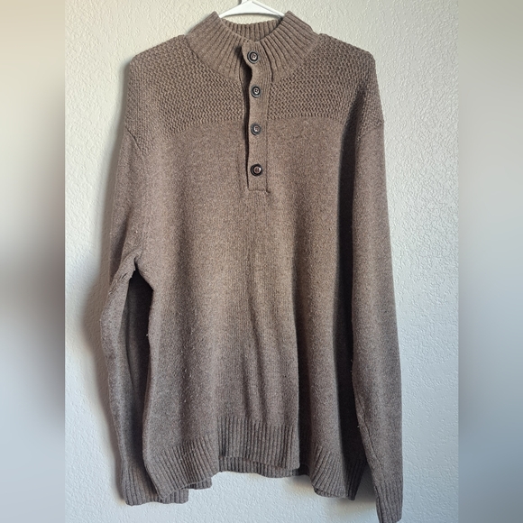Haggar Men's Wool Blend Sweater Size Large - Picture 1 of 10